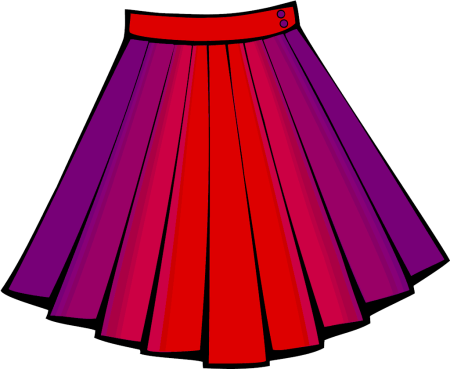 Юбка на прозрачном фоне