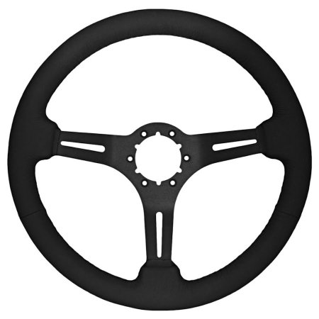 Автомобильный руль сбоку вектор