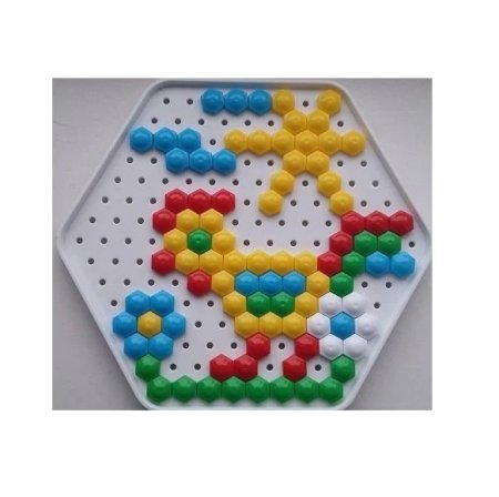 Мозаика (диаметр 13мм/110 деталей), шестигранная коробка