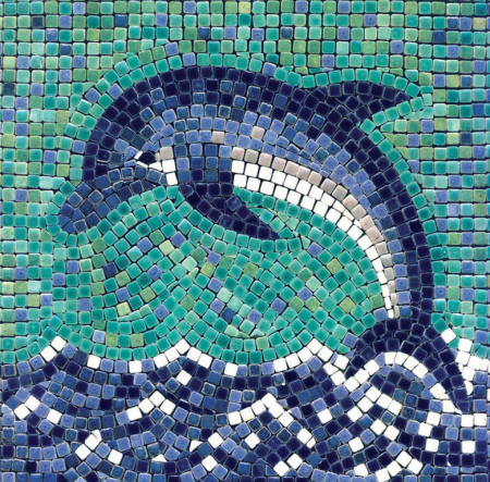 Дельфин мозаика смальта