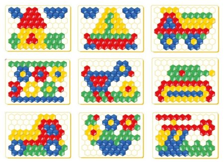 Мозаика детская схемы