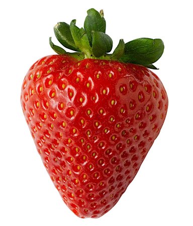 Клубника на белом фоне