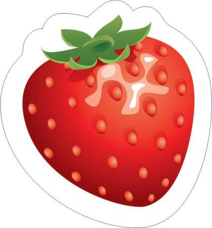 Клубника стикер