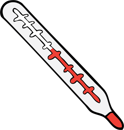 Градусник нарисованный