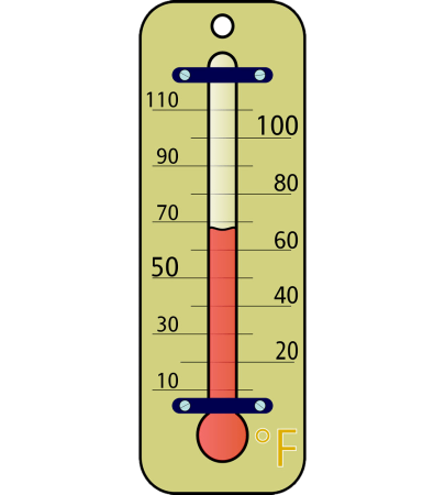 Термометр нарисованный