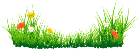 Травка с цветочками