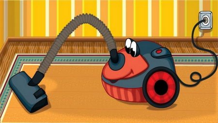 Пылесос мультяшный