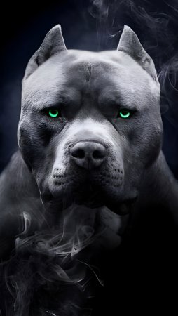 Питбуль арт