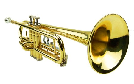 Звук трубы музыкального инструмента