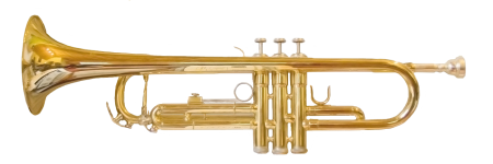 Труба медный духовой музыкальный инструмент