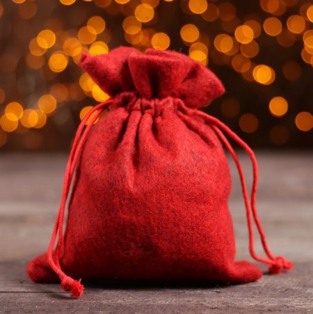 Красный мешочек