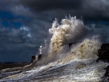 Энди Симмонс пейзаж море шторм
