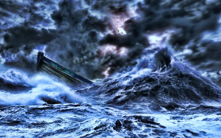 «Шторм на черном море». Ацвазовский