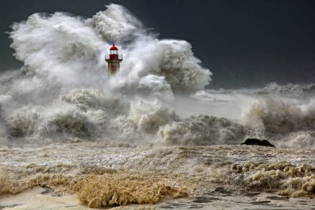 Энди Симмонс пейзаж море шторм