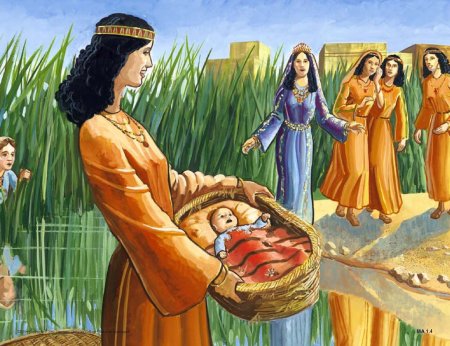 Моисей младенец Ветхий Завет