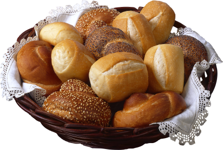 Корзинка с булочками