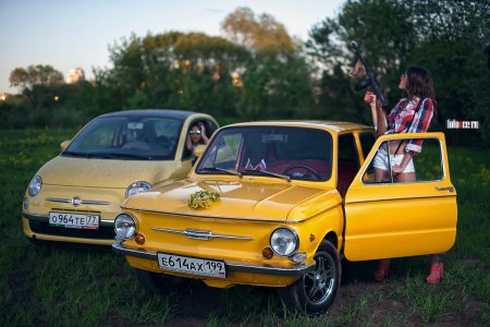 ЗАЗ 968 желтый