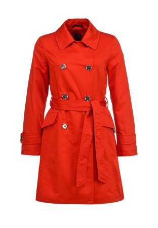 Красный плащ женский