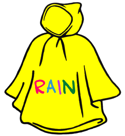 Дождевик мультяшный