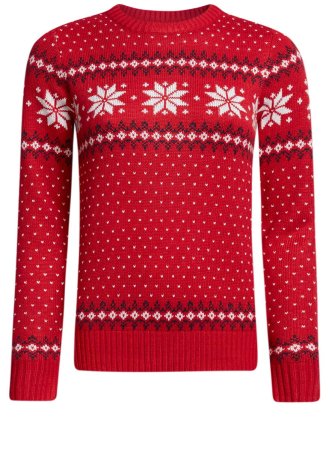 Красный свитер