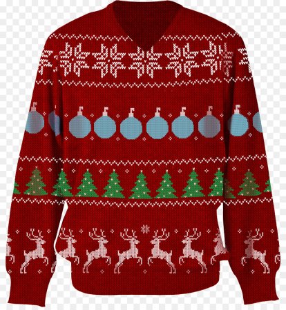 Новогодний свитер без фона