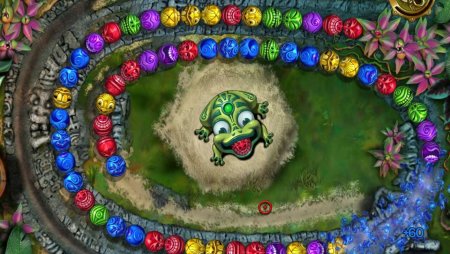 Zuma Deluxe лягушка