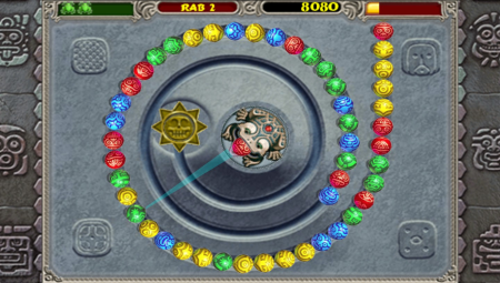 Zuma Deluxe лягушка