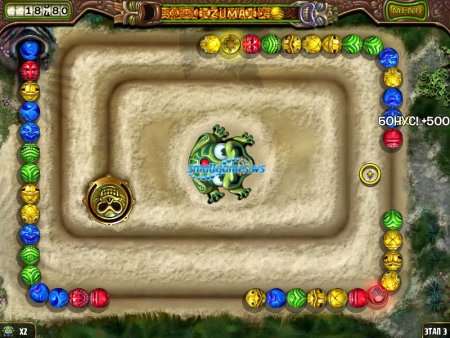 Игра лягушка шарики Зума