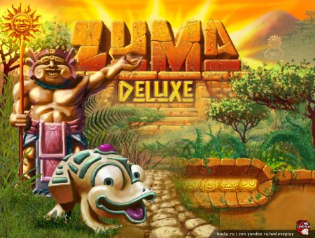 Zuma Deluxe лягушка