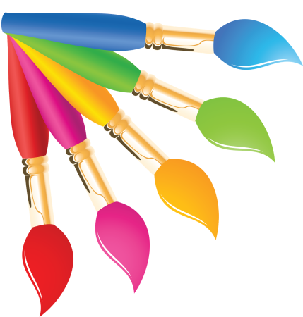 Разноцветные кисти