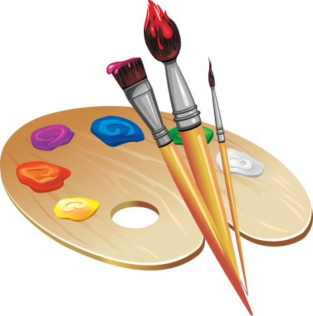 Кисти и краски