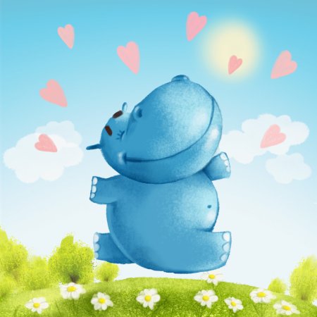 Веселый Бегемотик