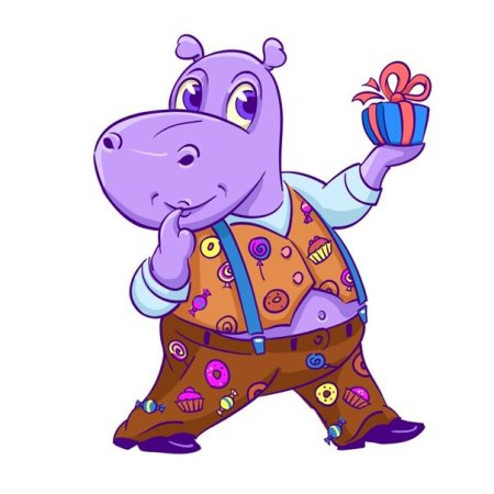 Веселый Бегемотик