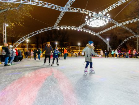 Джаз каток в саду Эрмитаж