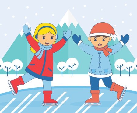 Человечек на коньках