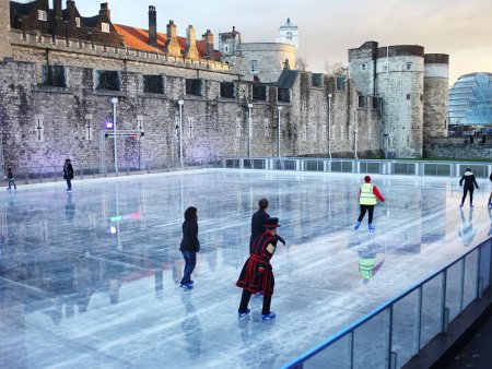 Ледовый каток в Лондоне