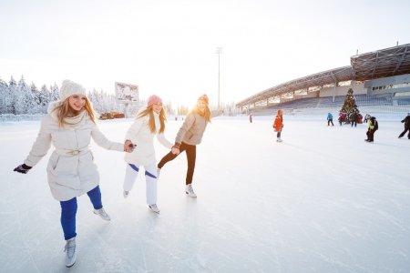 Люди на катке