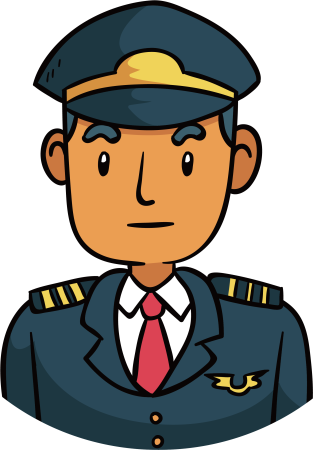 Полицейский мультяшный