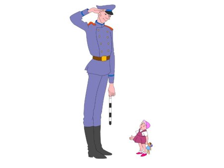 Рисунок дядя Степа милиционер