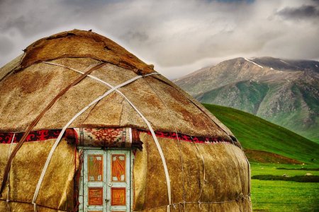 Жилище казахов юрта