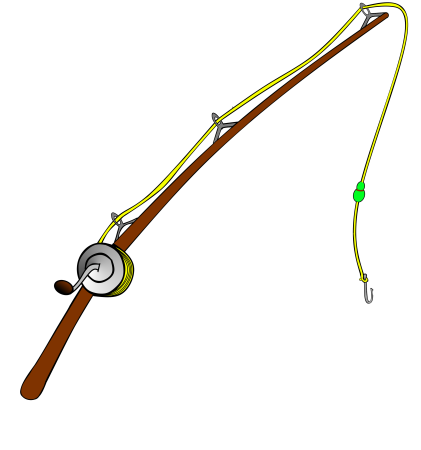 Удочка мультяшная