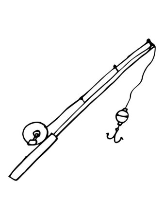 Удочка рисунок
