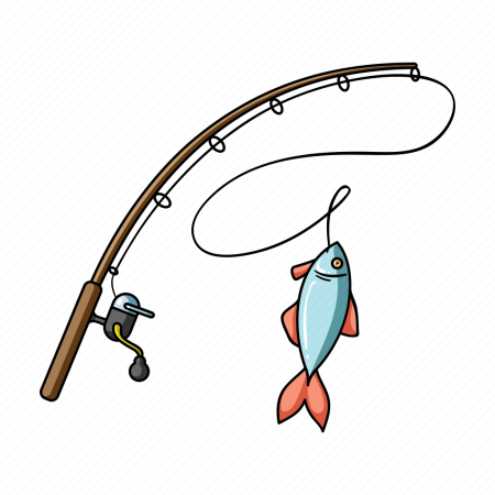 Удочка для рыбалки мультяшная