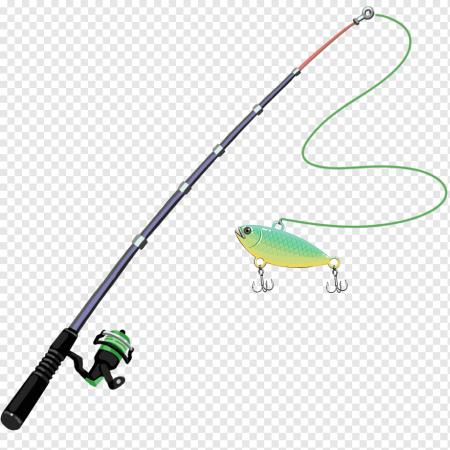 Гнущаяся удочка Рыбак спереди