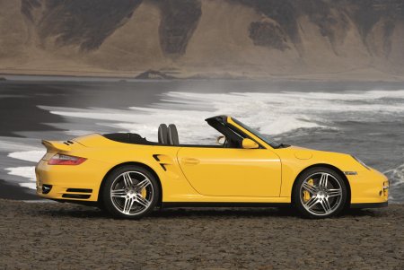 Порше 911 кабриолет золотой