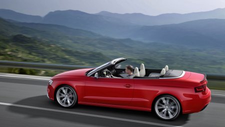 Ауди rs5 кабриолет красный