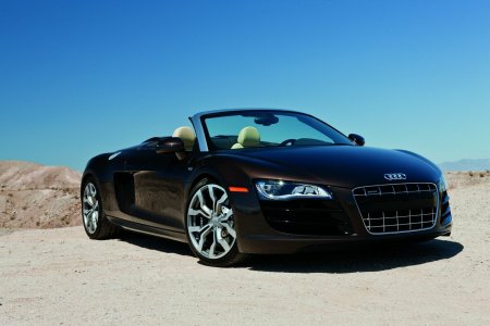 Audi r8 Spyder черная