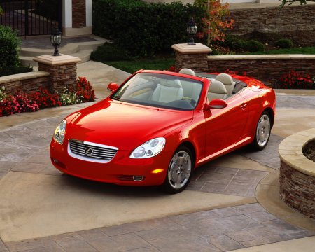 Lexus sc430 красный