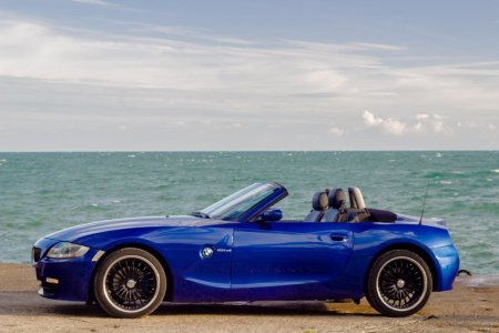 BMW z4 кабриолет синий