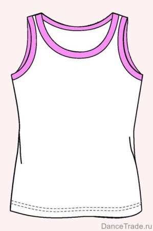 Майка на прозрачном фоне